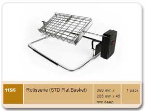 Flat Basket Rotisserie